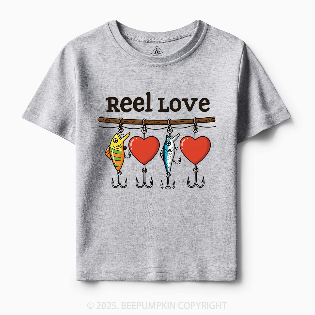 Reel Love Toddler&Kid's Tees Beepumpkin
