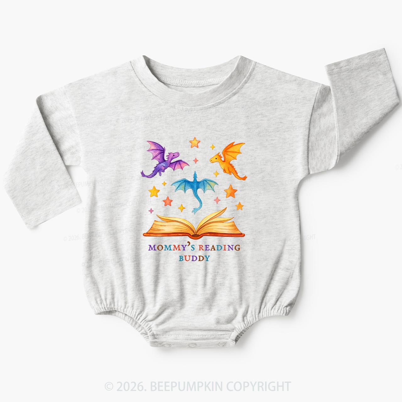 Mommy's Reading Buddy Baby Bubble Romper