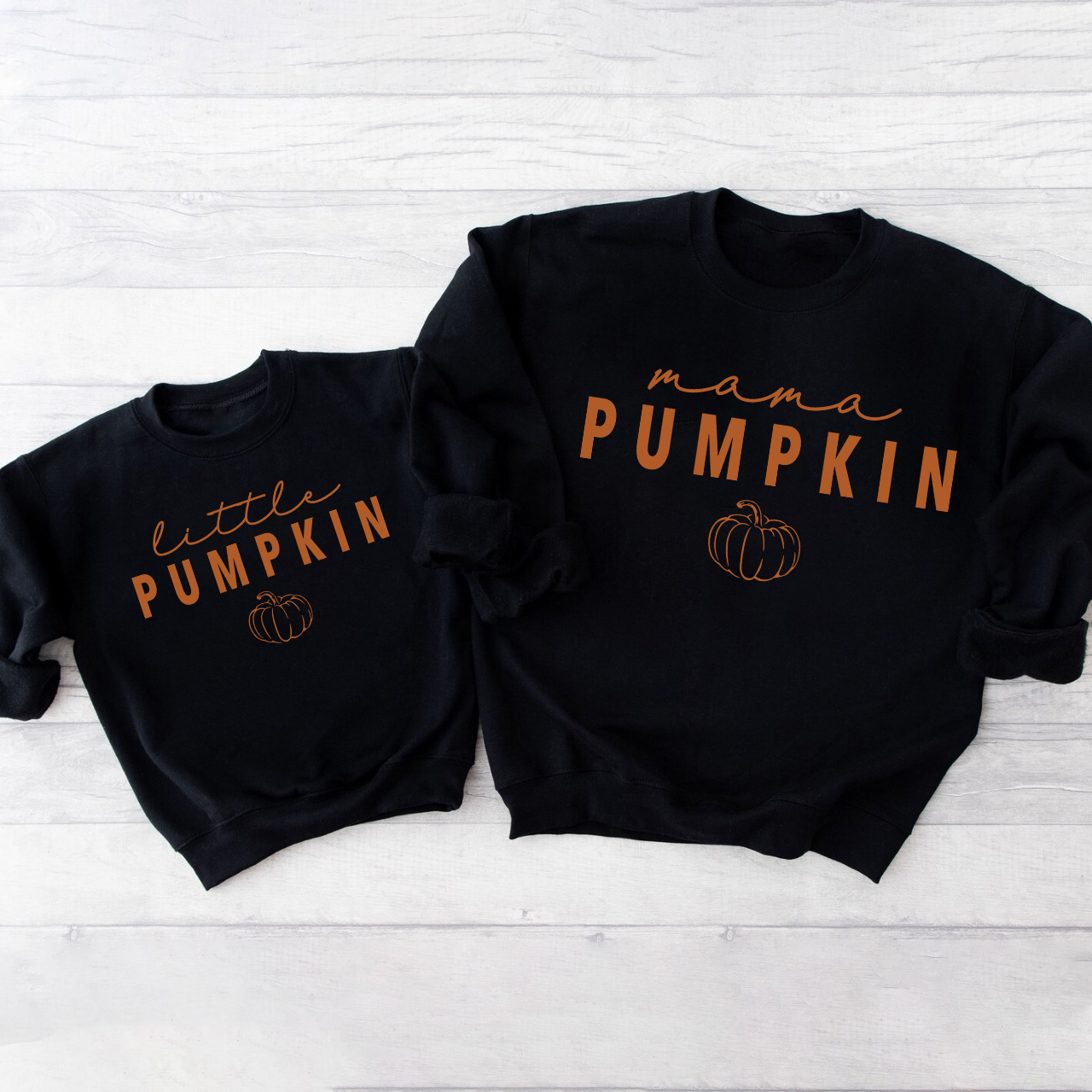 Personalized Mama Dada Little Pumpkin Sweatshirts
