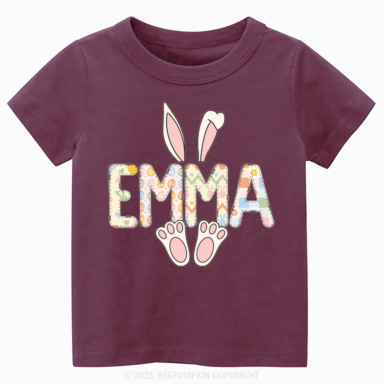 Personalized Easter Bunny Toddler&Kid's Tees Beepumpkin 2