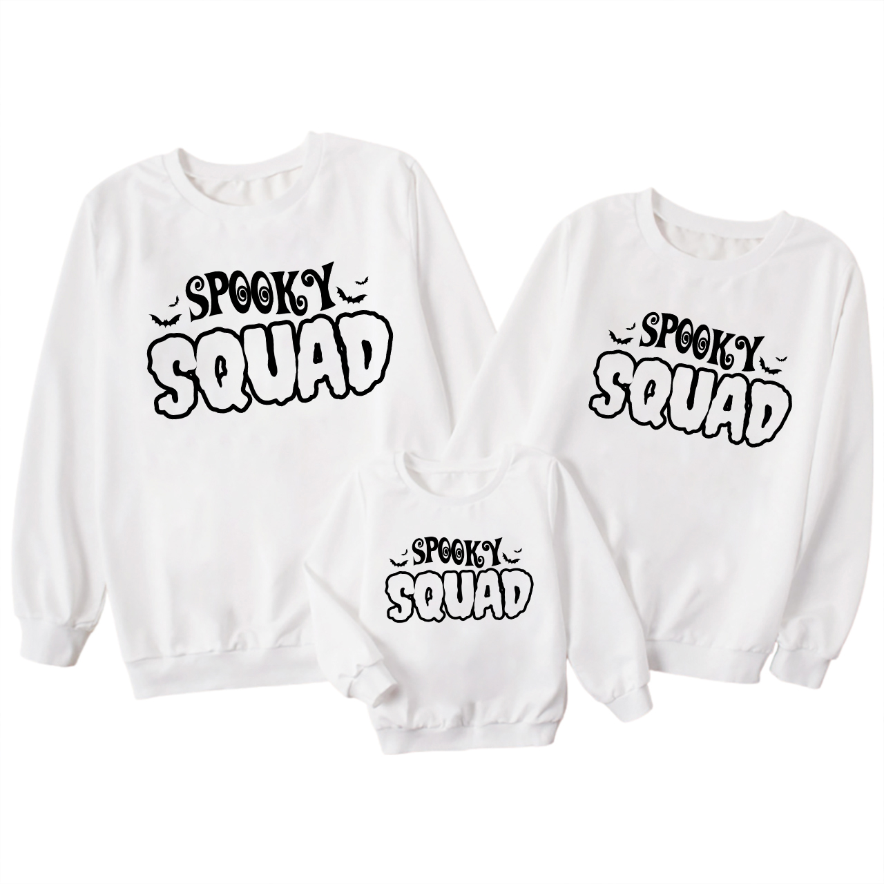 Cute Spooky Squad Halloween Family Sweatshirt