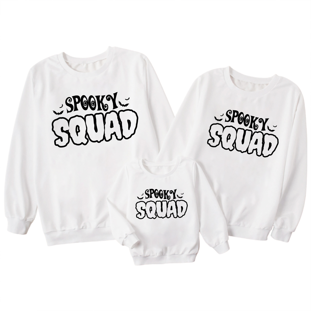 Cute Spooky Squad Halloween Family Sweatshirt