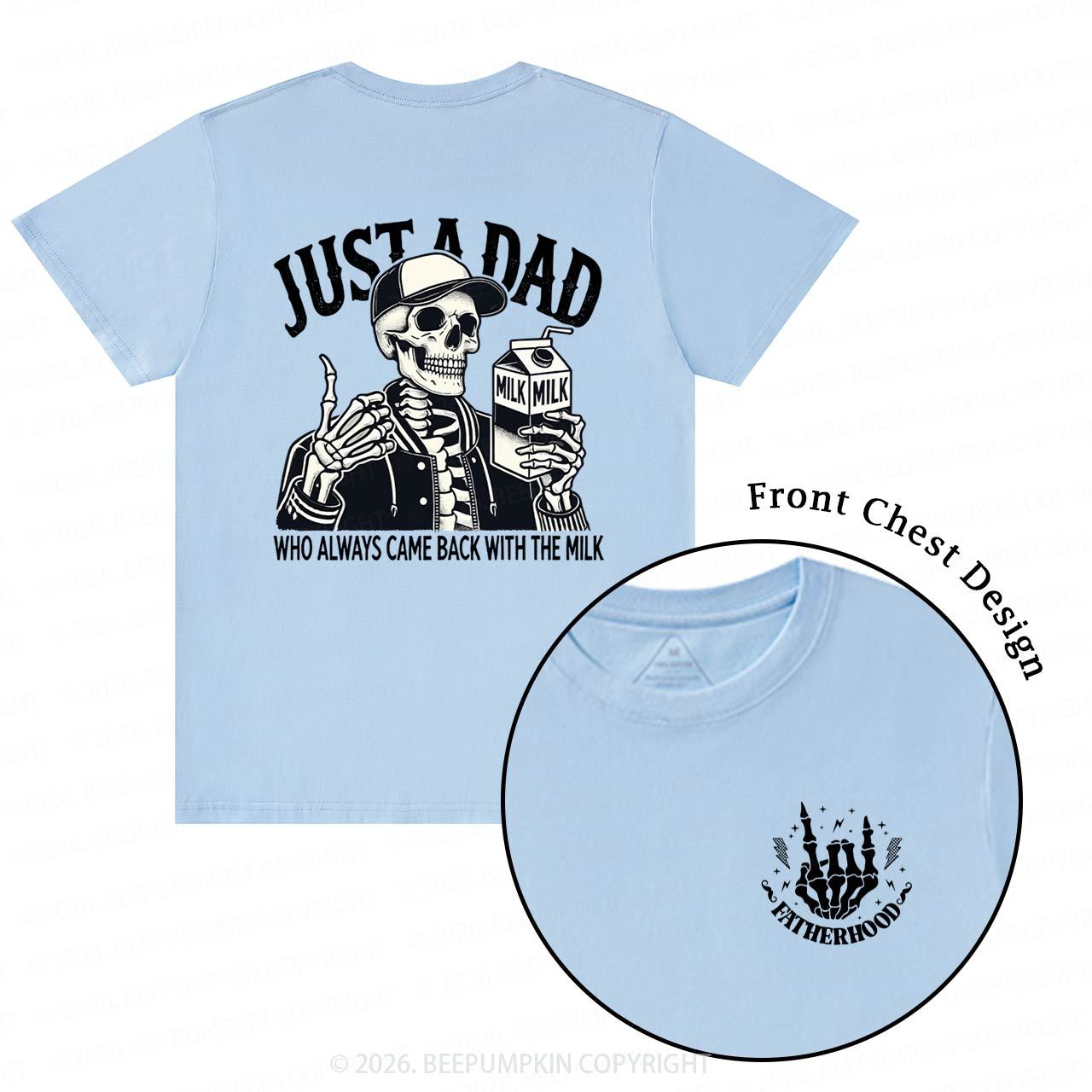 Just A Dad Who Always Came Back With The Milk T-Shirts