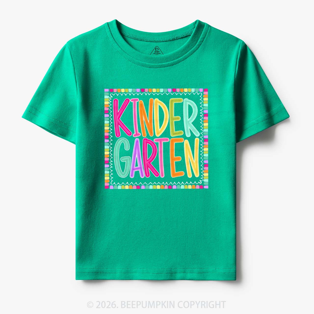 Color Pop Grade Level Back to School Toddler&Kid's Tees
