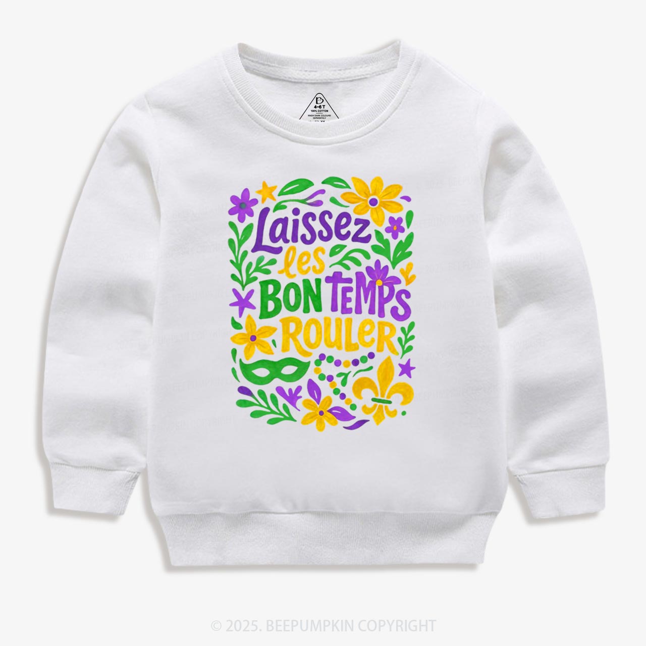 Laissez Les Bon Temps Rouler Kid's Sweatshirt