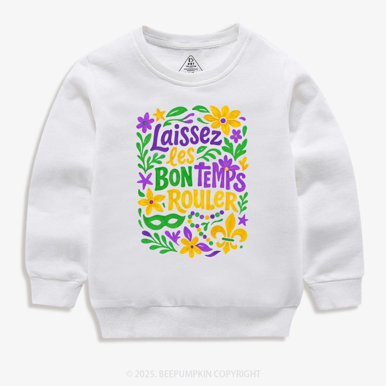 Laissez Les Bon Temps Rouler Kid's Sweatshirt