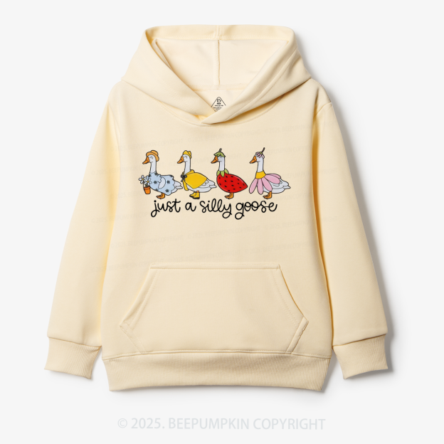 Just A Silly Goose Kid's Hoodies Beepumpkin