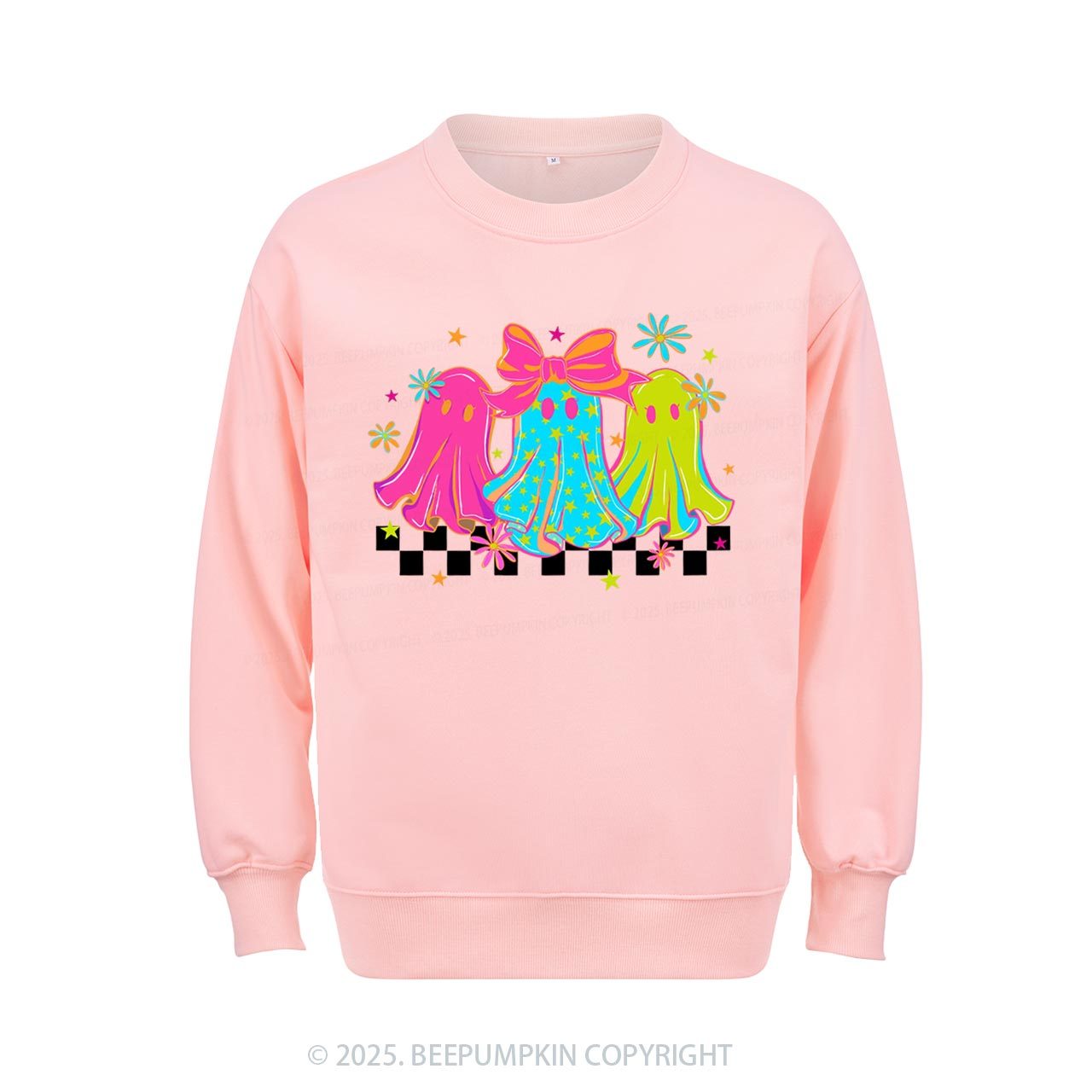 Halloween Ghost Neon Sweatshirt Beepumpkin