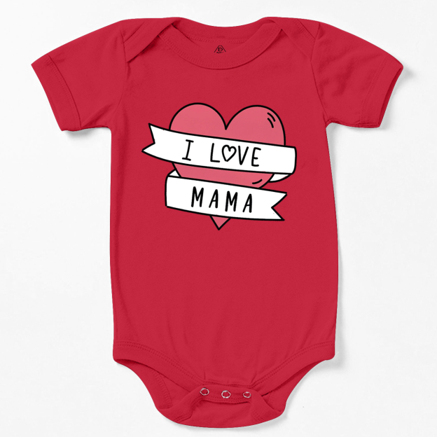 I Love Mama Bodysuit Beepumpkin