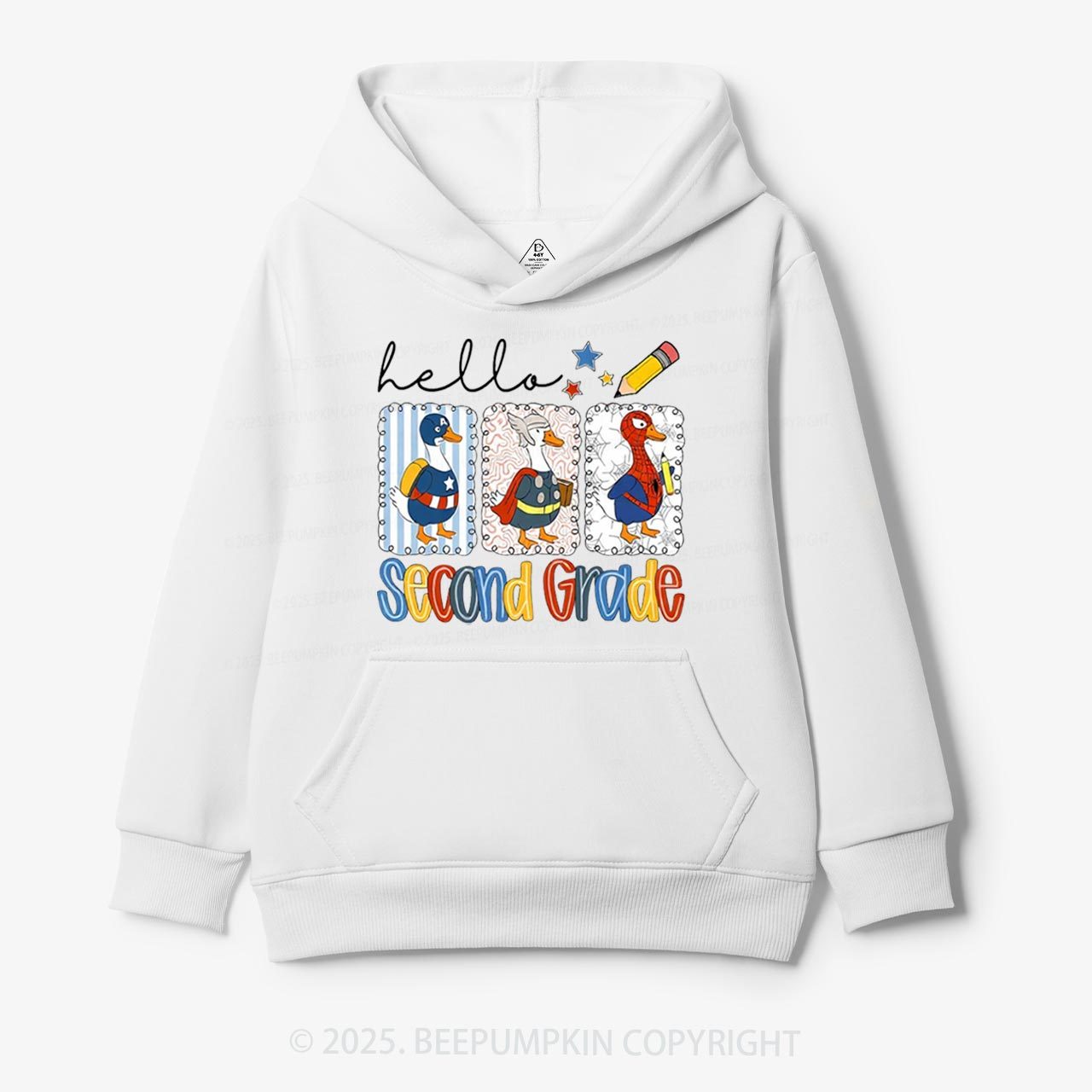 Personalized Hello School Kid's Hoodies Beepumpkin