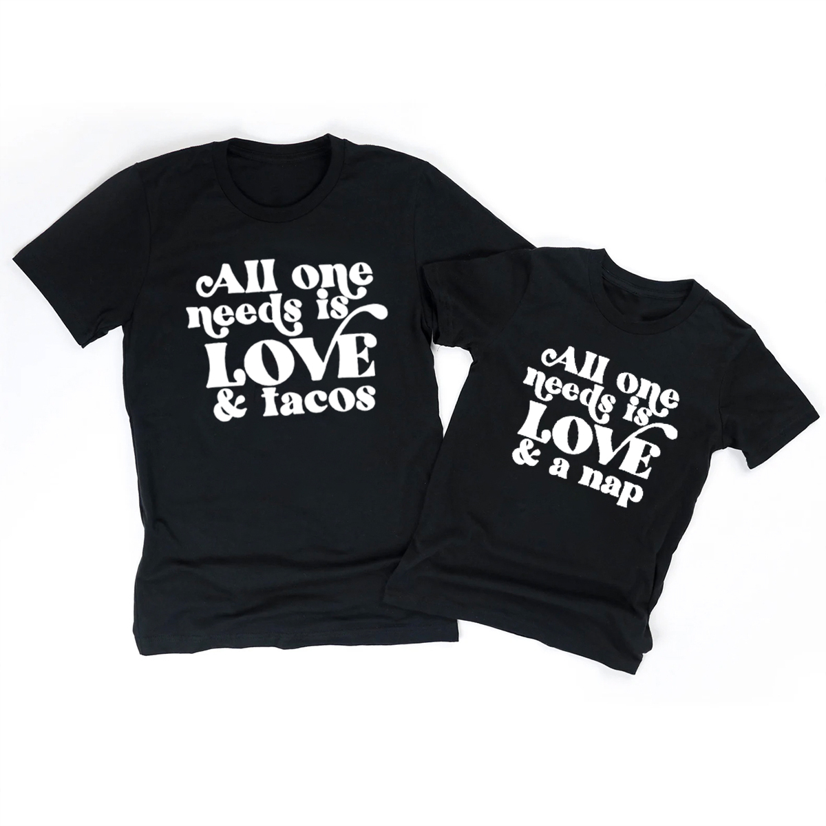 All One Needs Is Love Family Matching Shirts