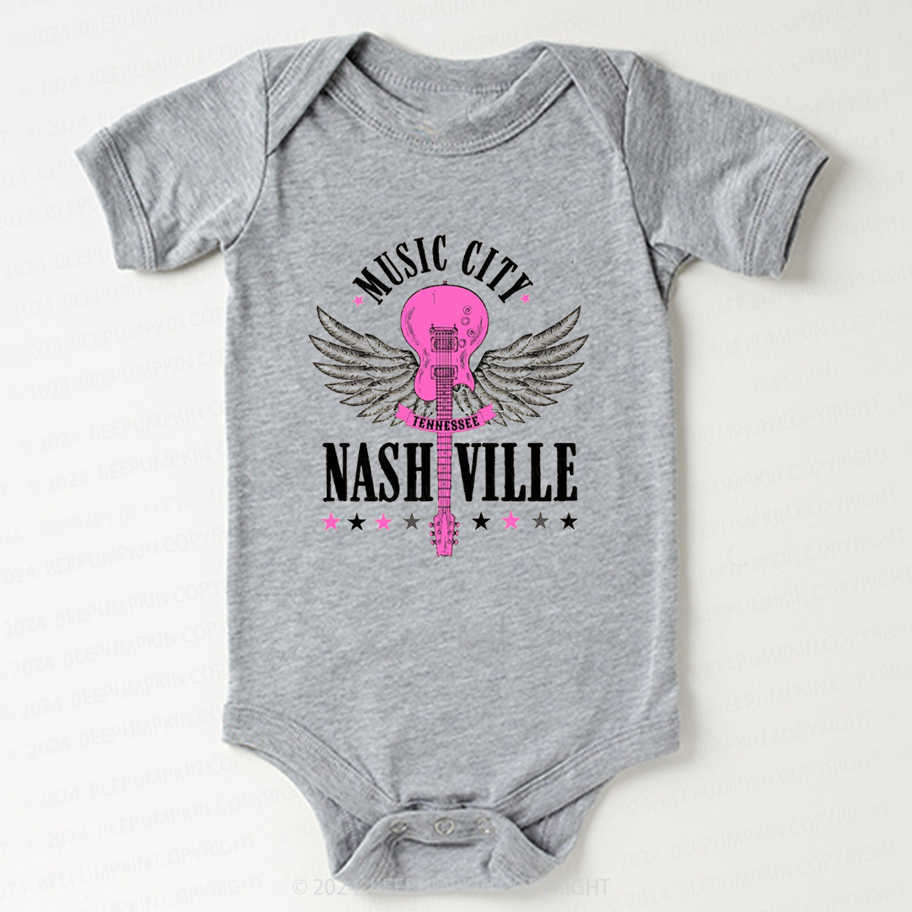 Music City Nashville Bodysuit For Baby 8