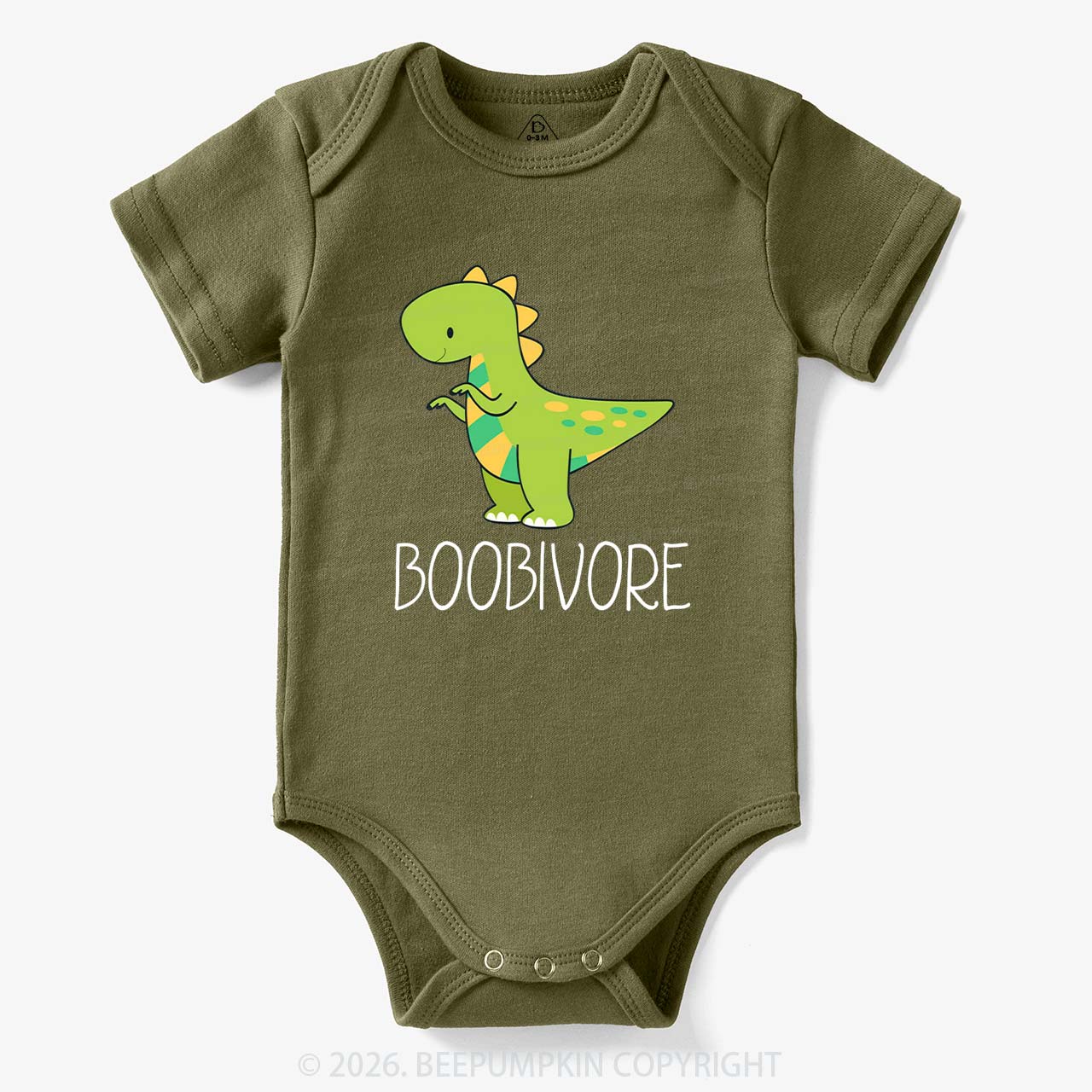 Funny Boobivore Dinosaur Bodysuit