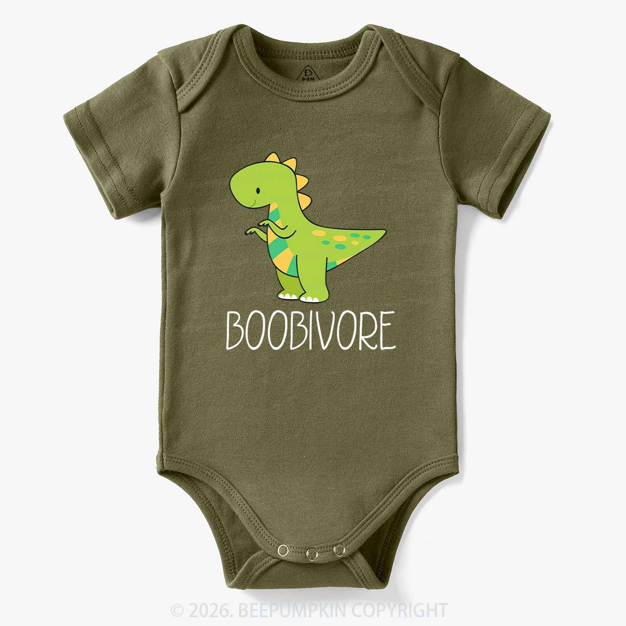 Funny Boobivore Dinosaur Bodysuit