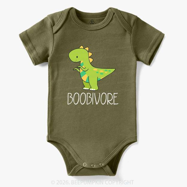 Funny Boobivore Dinosaur Bodysuit
