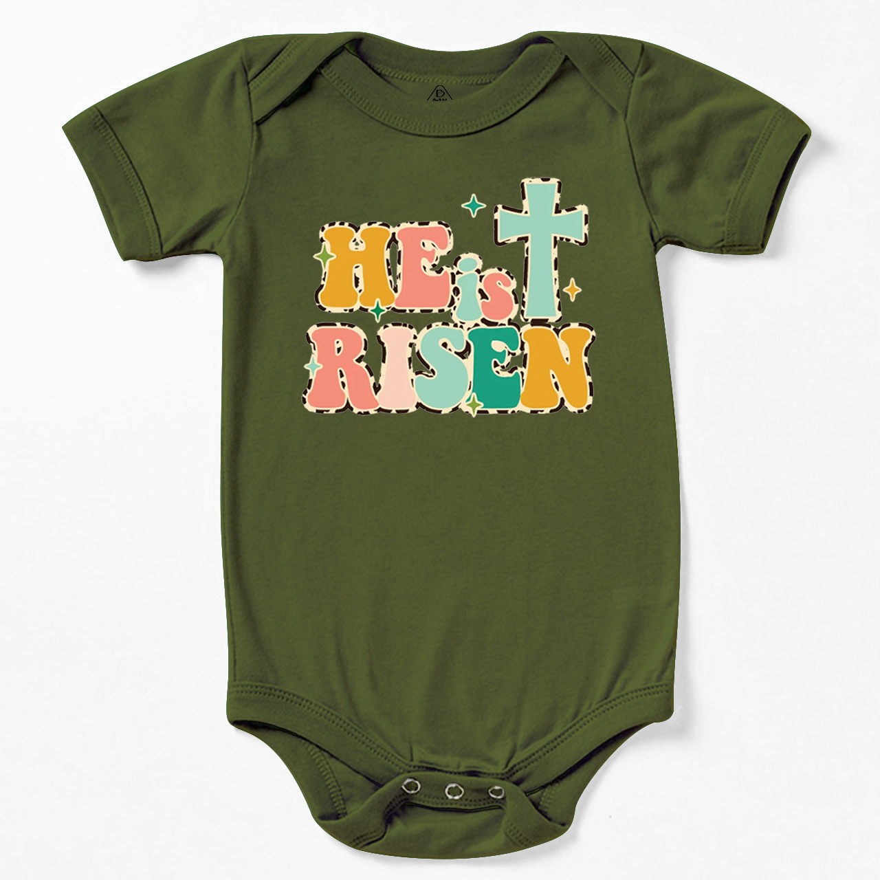 He Is Risen Easter Bodysuit Beepumpkin