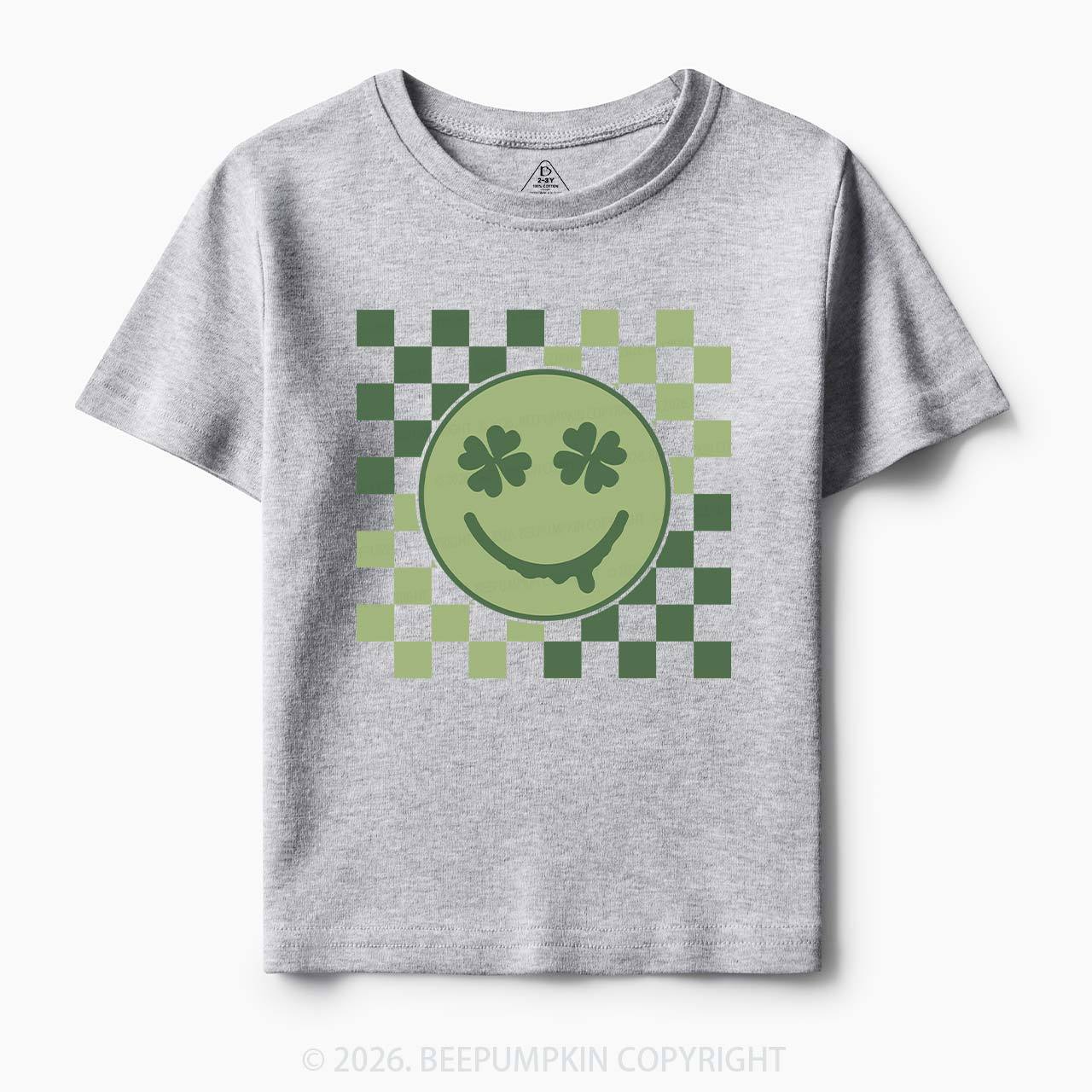 Retro Clover St.Patricks Day Toddler&Kid's Tees Beepumpkin