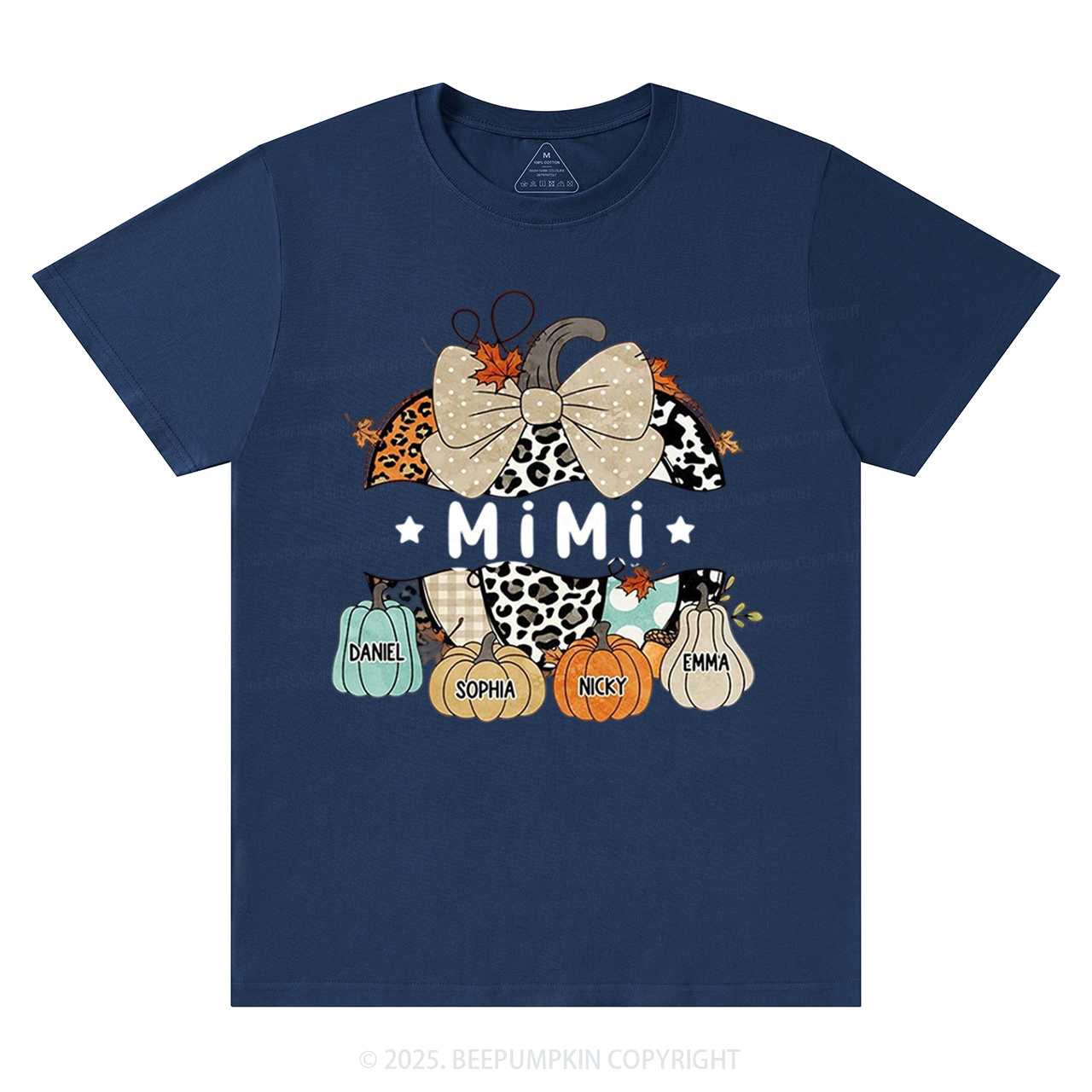 Personalized Fall Halloween Pumpkin T-Shirts Beepumpkin