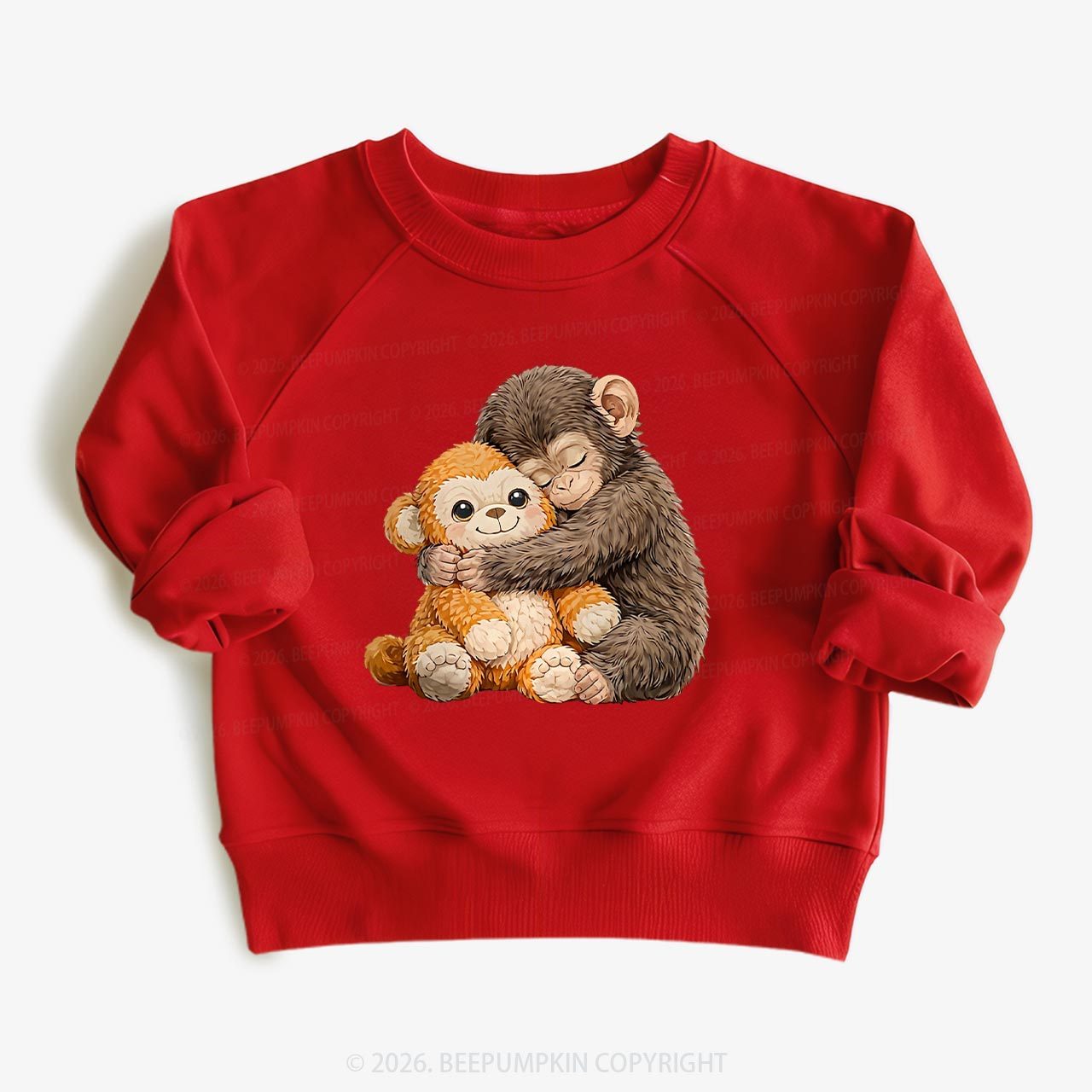 Dear Punch Monkey Lovely Kid's Sweatshirt