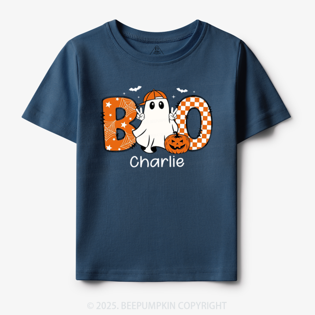 Personalized Halloween Kids Name Toddler&Kid's Tees Beepumpkin