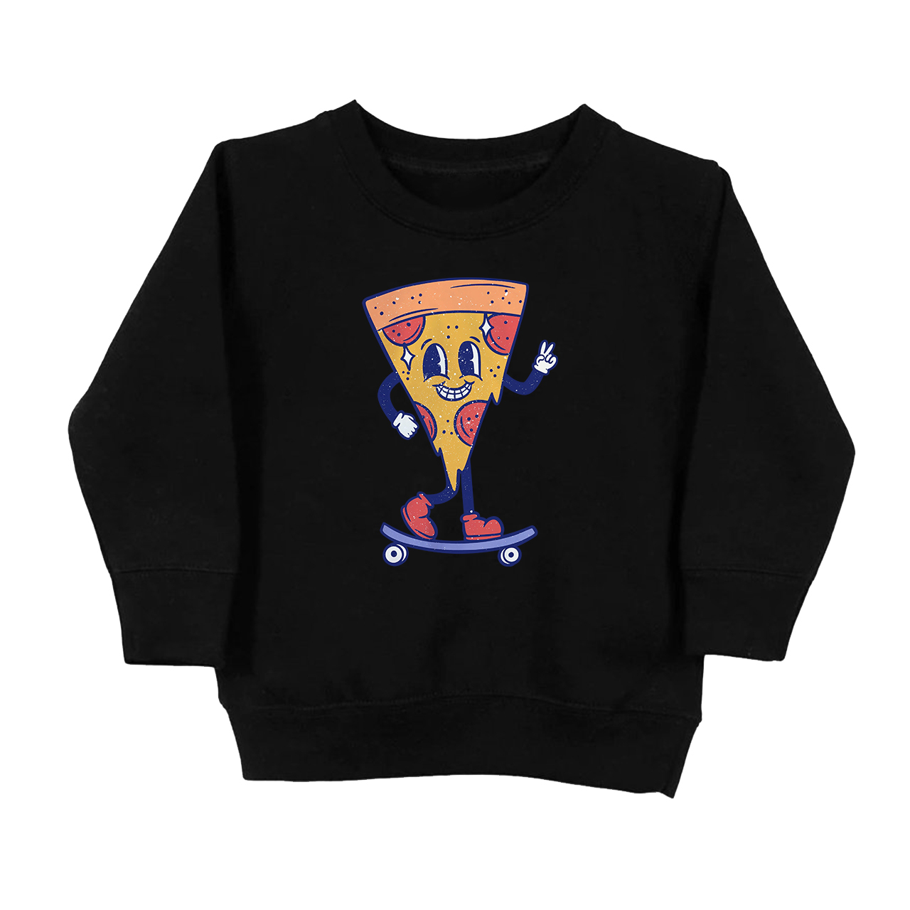 Skating Pizza Kids Sweatshirt