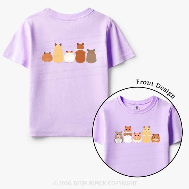Cute Pet Hamsters Funny Toddler&Kid's Tees