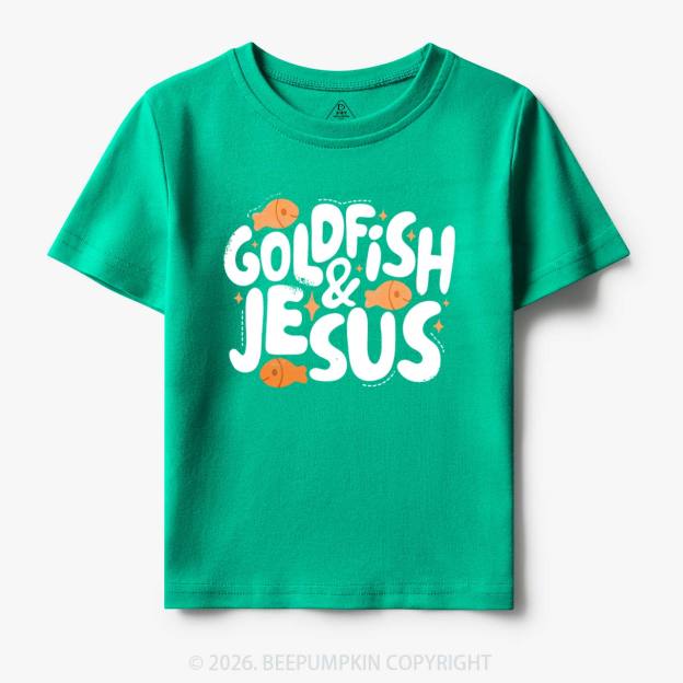 Retro Goldfish and Jesus Toddler&Kid's Tees