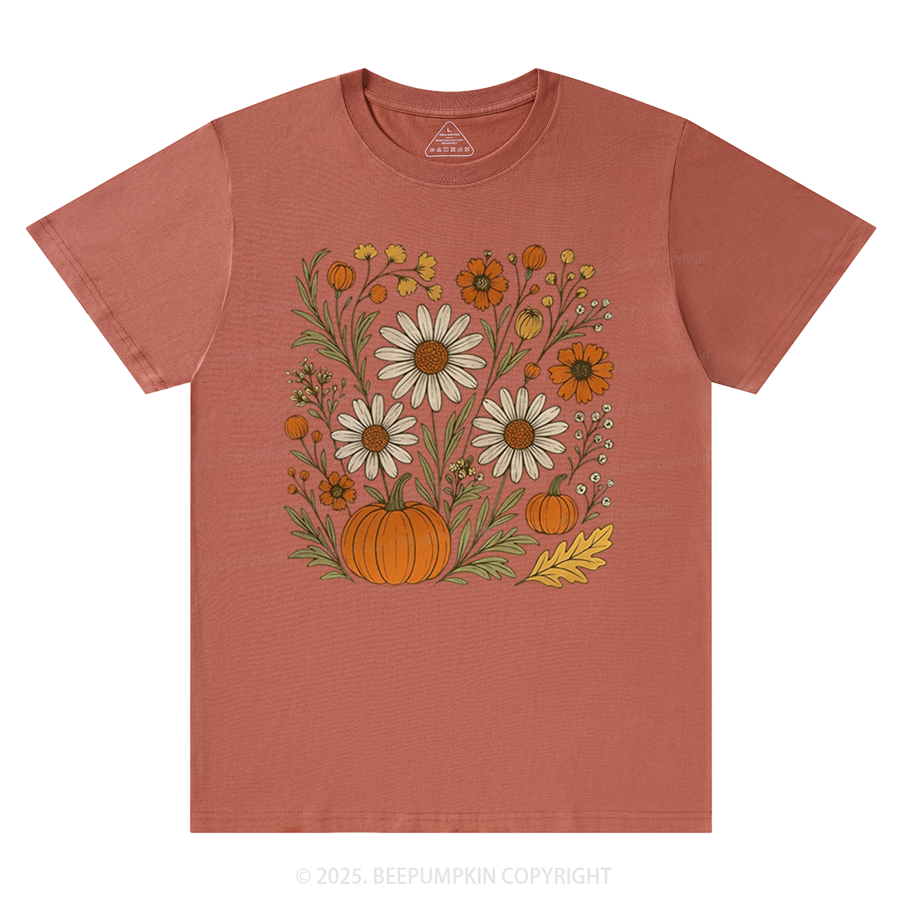 Boho Floral Fall T-Shirts Beepumpkin