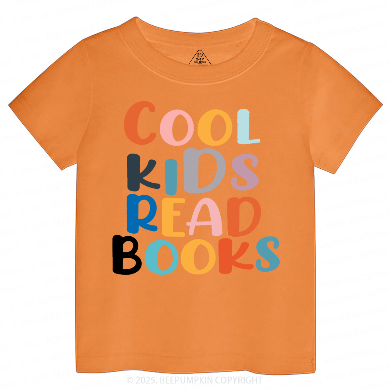 Cool Kids Read Books Toddler&Kid's Tees Beepumpkin