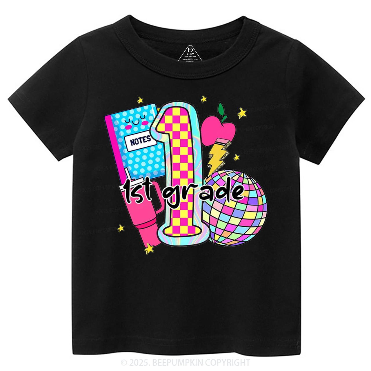 Personalized Grade Glow Collection Toddler&Kid's Tees Beepumpkin