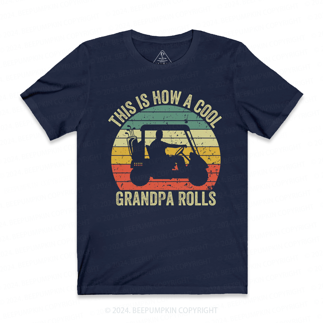 This Is How A Cool Grandpa Rolls T-shirt