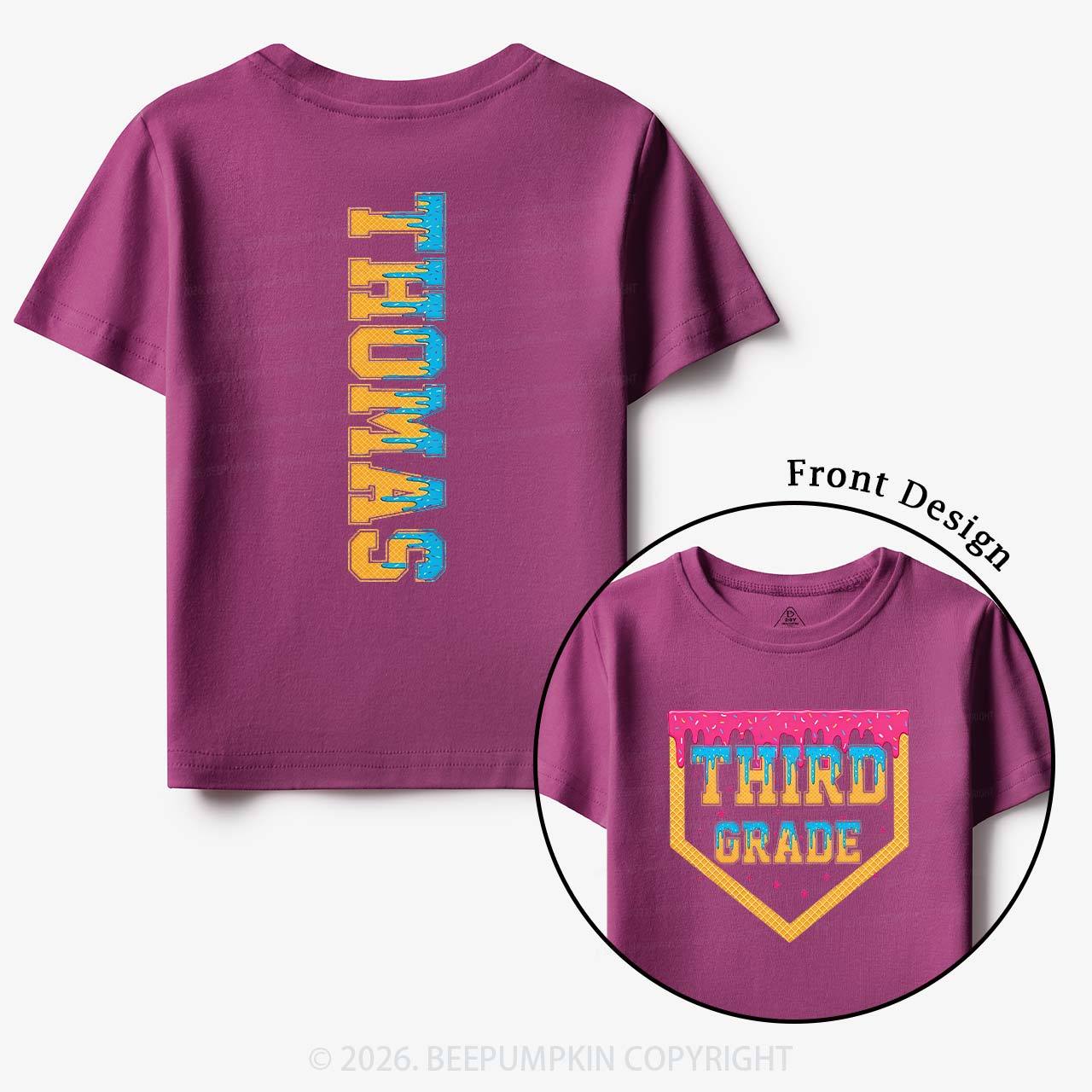 Personalized Sprinkles Name Back To School Toddler&Kid's Tees