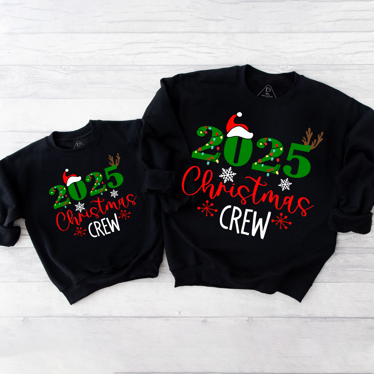 2025 Snow Christmas Family Matching Sweatshirts