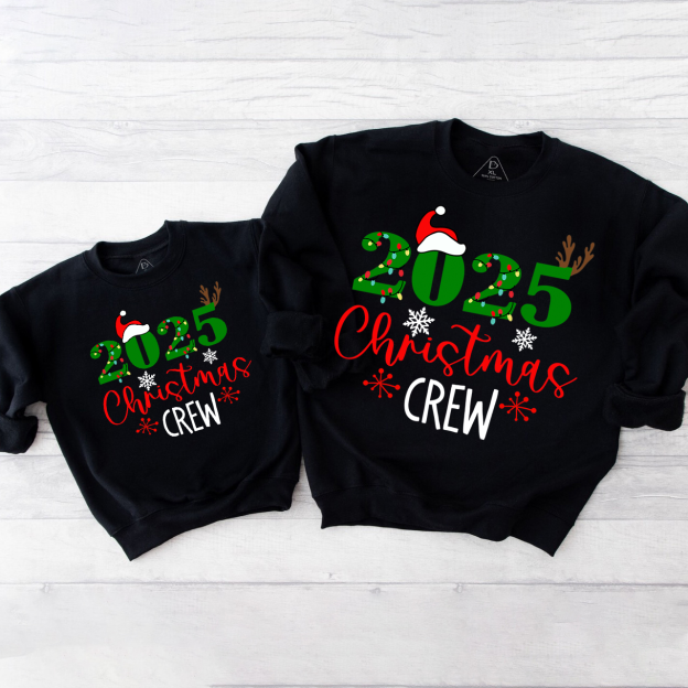 2025 Snow Christmas Family Matching Sweatshirts