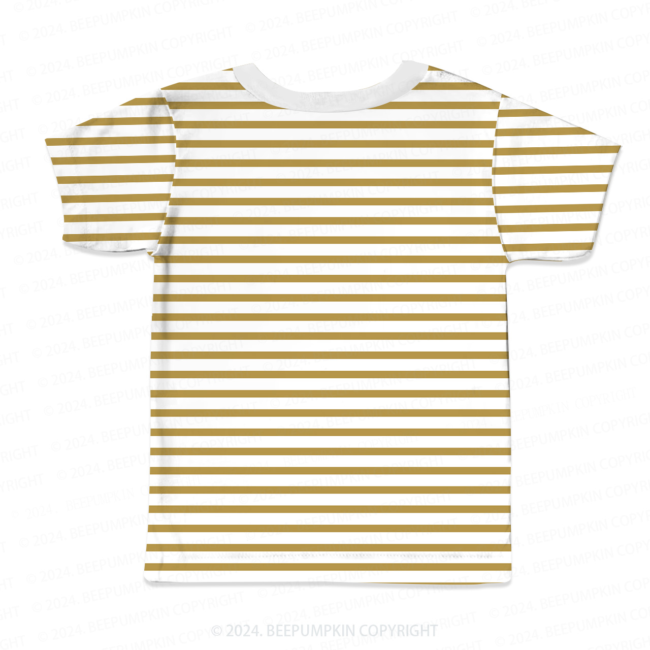 Brown Industrial Style Stripes All Over Print Kids Tees