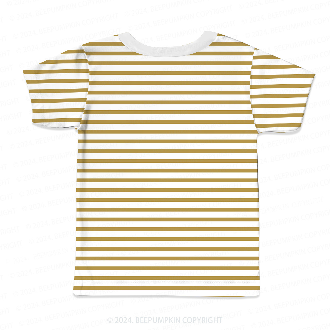Brown Industrial Style Stripes All Over Print Kids Tees