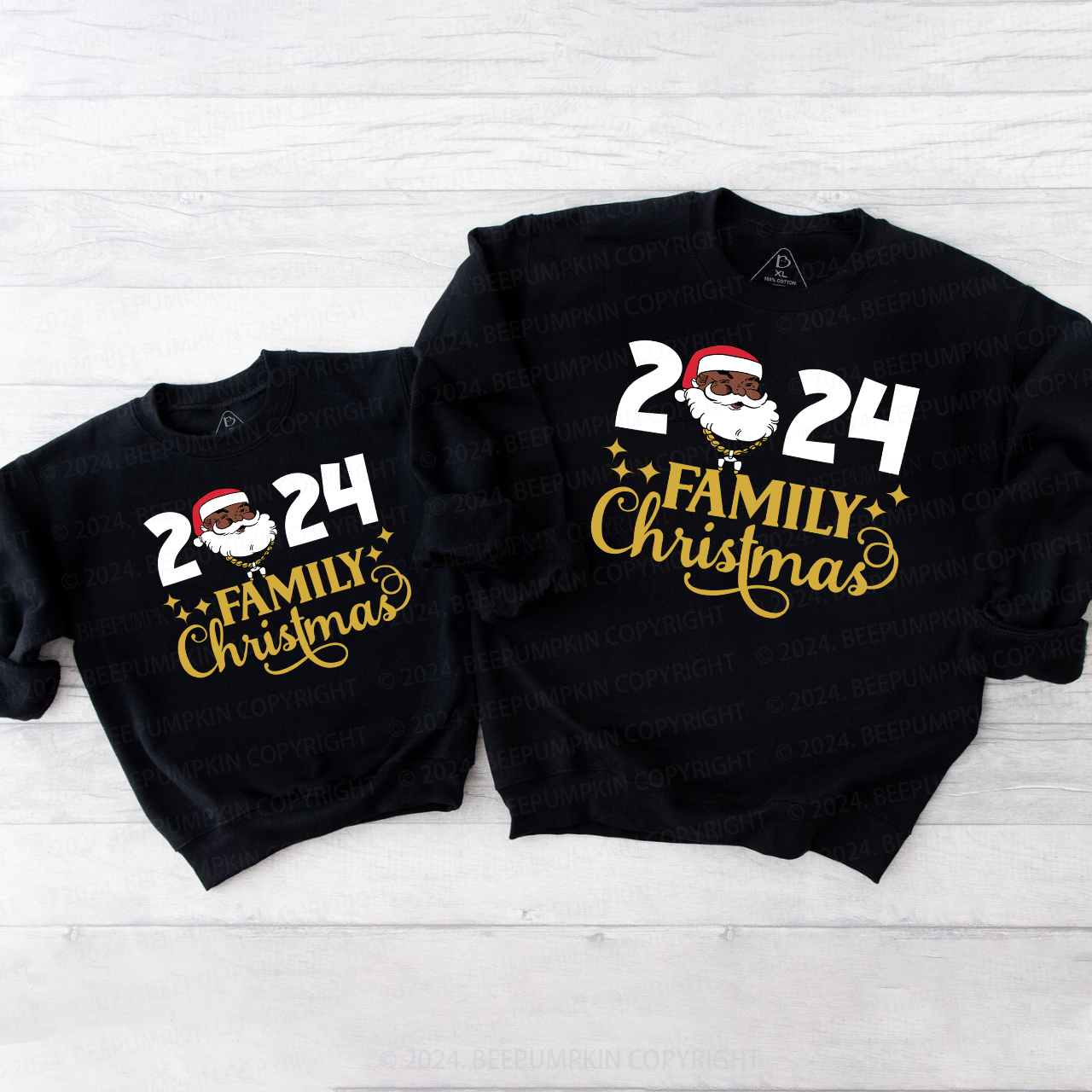 Santa Family Christmas 2024 Party Sweatshirts