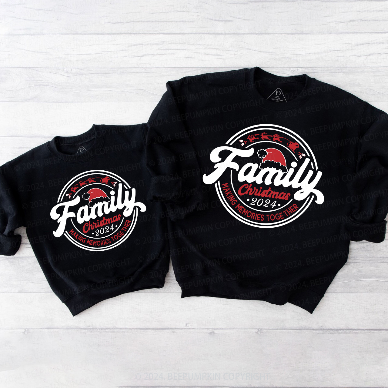 Family Christmas 2024 Making Memories Together Sweatshirt