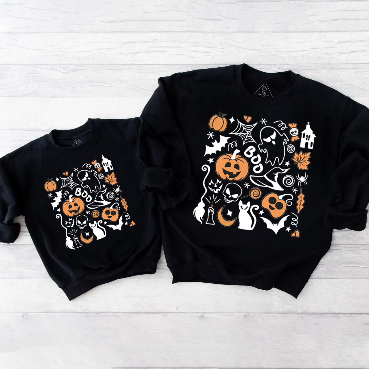 Halloween Vintage Spooky Mom&Me Swetshirt
