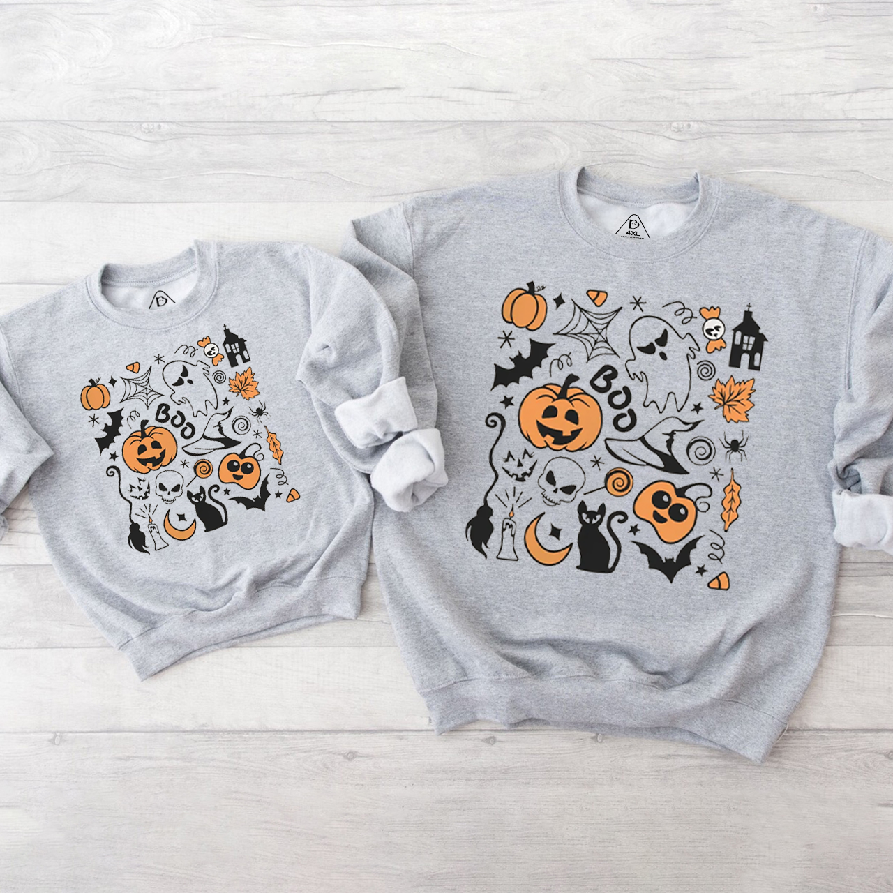 Halloween Vintage Spooky Mom&Me Swetshirt