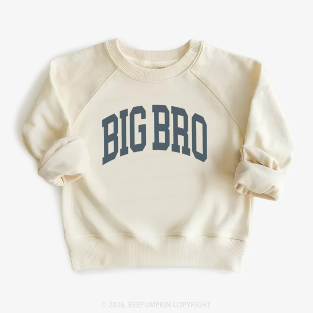 Big Bro Boho Natural Kid's Sweatshirt