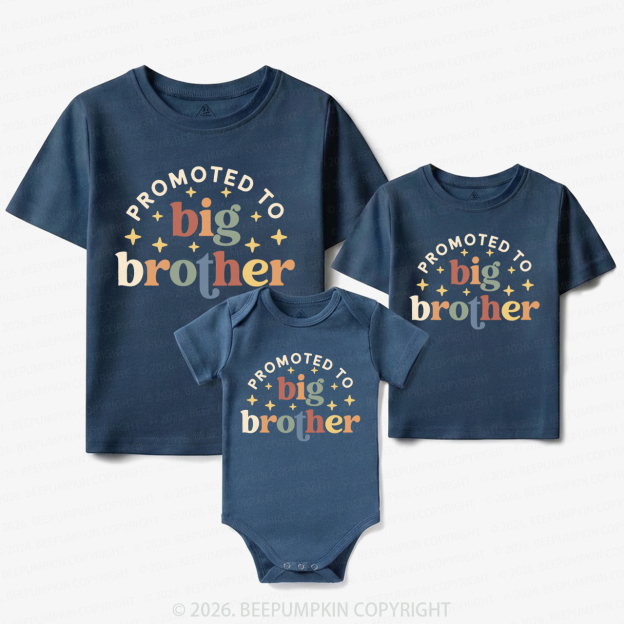 Future Promoted To Big Brother Matching Tees For Siblings