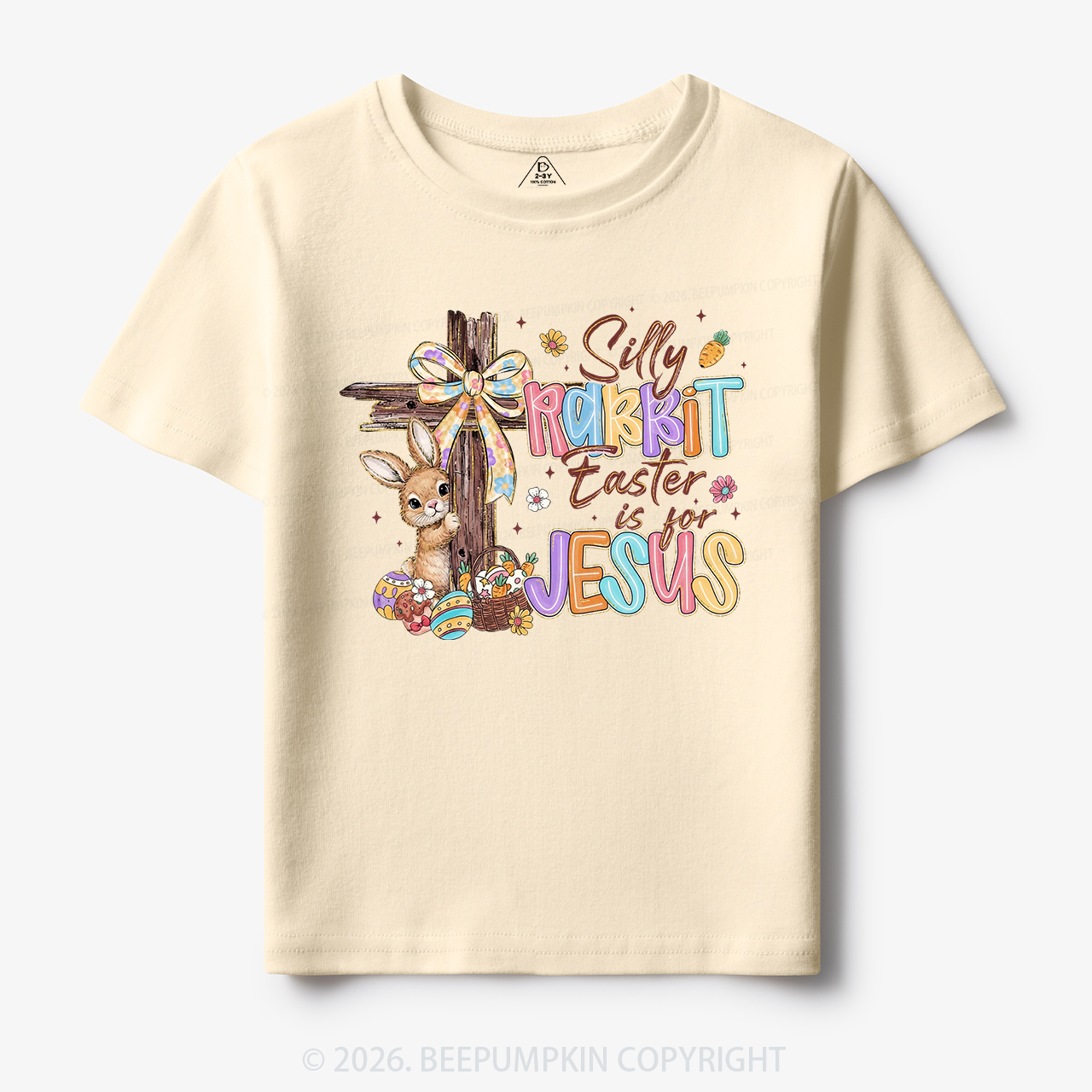 Silly Rabbit Easter Is For Jesus Toddler&Kid's Tees