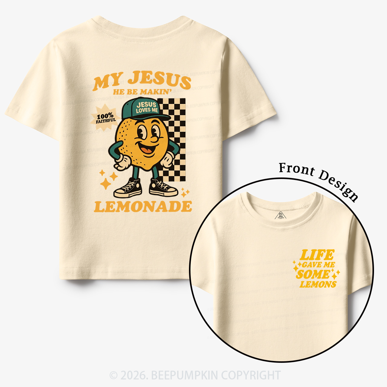 Life Gave Me Some Lemons Christian Toddler&Kid's Tees