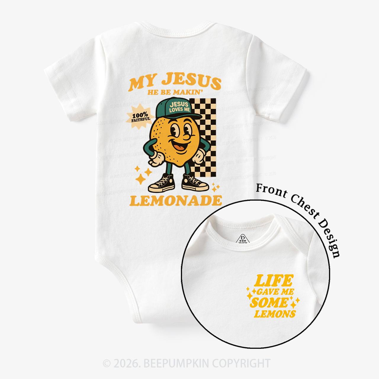 Life Gave Me Some Lemons Christian Bodysuit