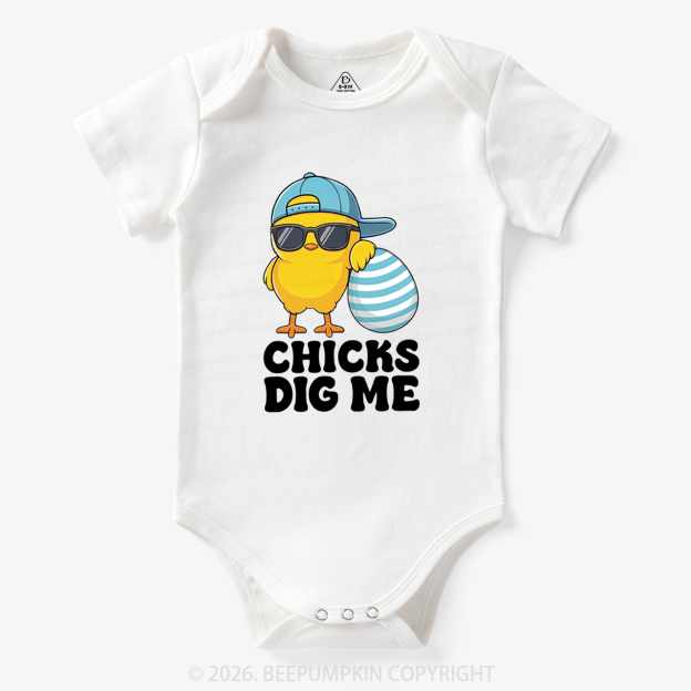 Chicks Dig Me Easter Bodysuit