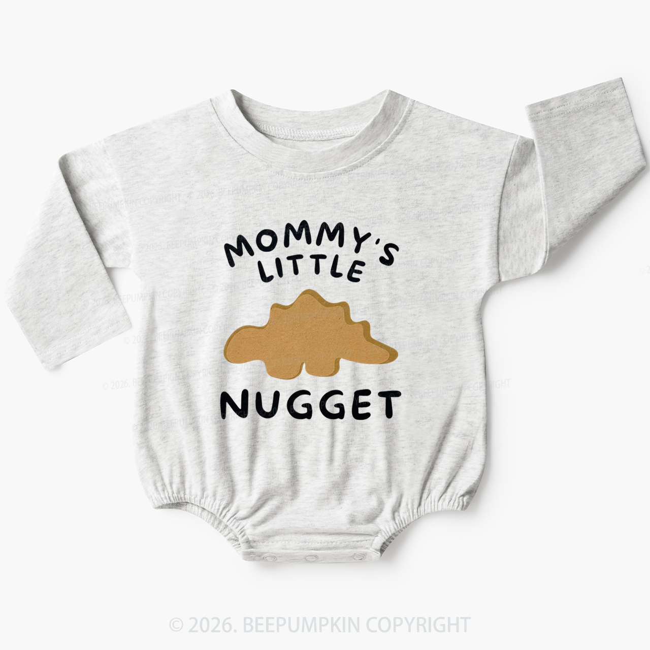 Mommy's Little Nugget Baby Bubble Romper