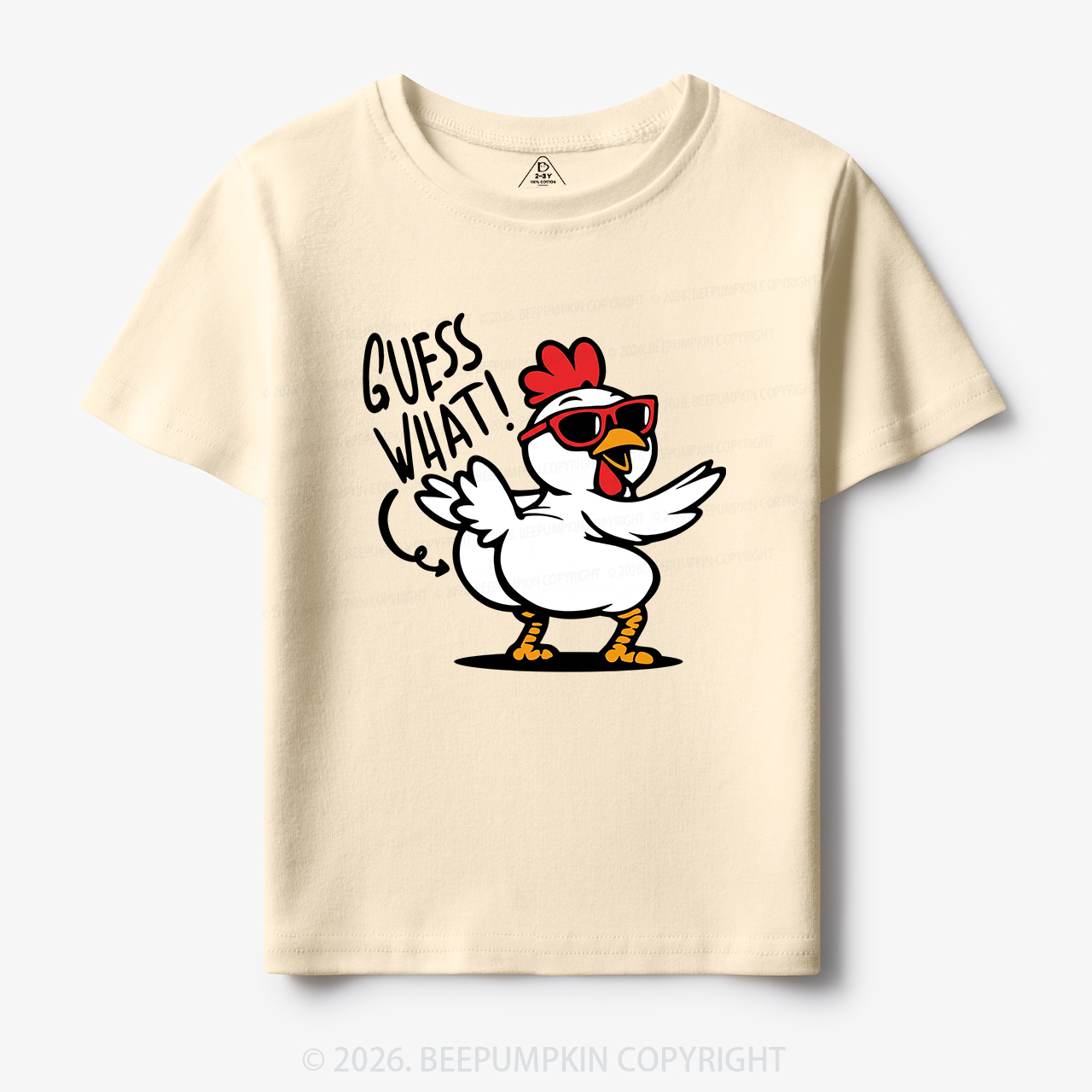 Funny Guess What Chicken Butt Toddler&Kid's Tees