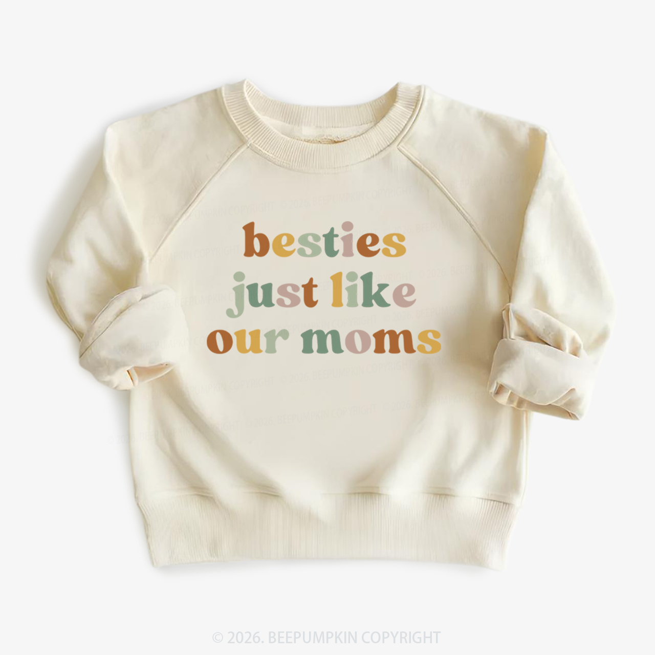 Besties Just Like Our Moms Kid's Sweatshirt