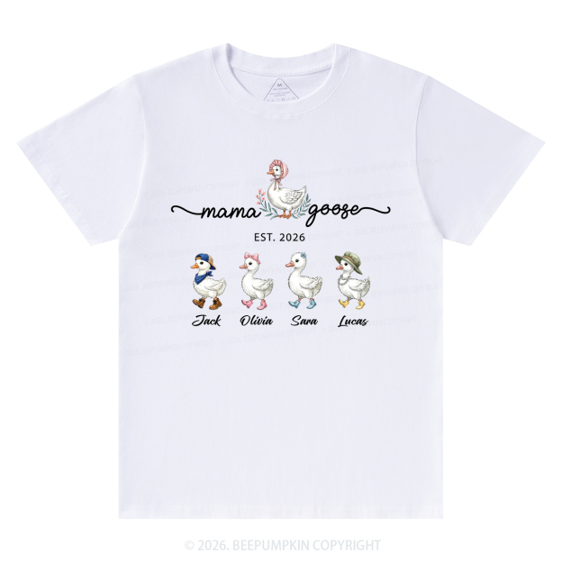 Personalized Mama Kids Names T-Shirts